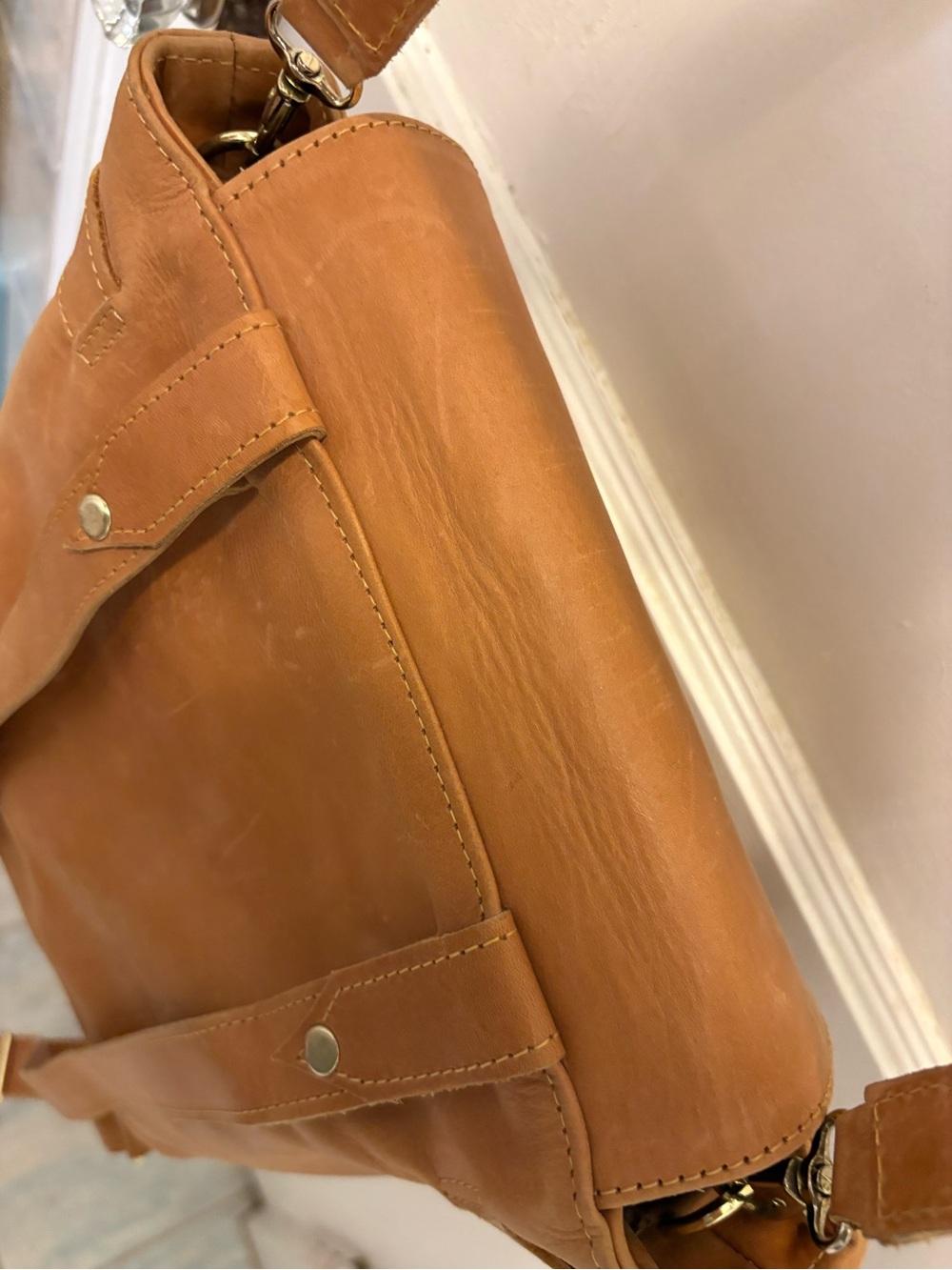 Noonday Collection Leather Backpack Tote - Picture 6 of 11